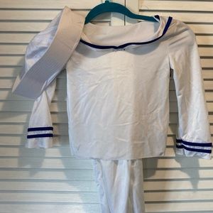 Sailor dance costume Curtain Call Halloween CXS size 5 kids